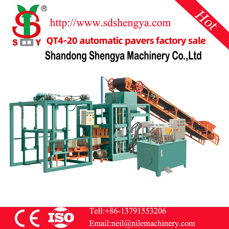 QT4-20 automatic pavers factory sale