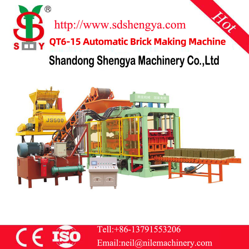 QT6-15 Automatic Brick Making Machine 